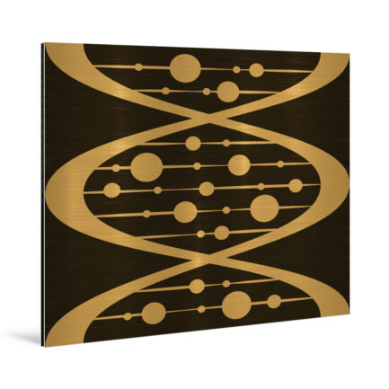 Dna Helix Gold